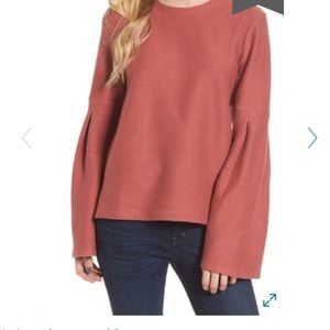 Madewell Bell Sleeve Ribbed Top